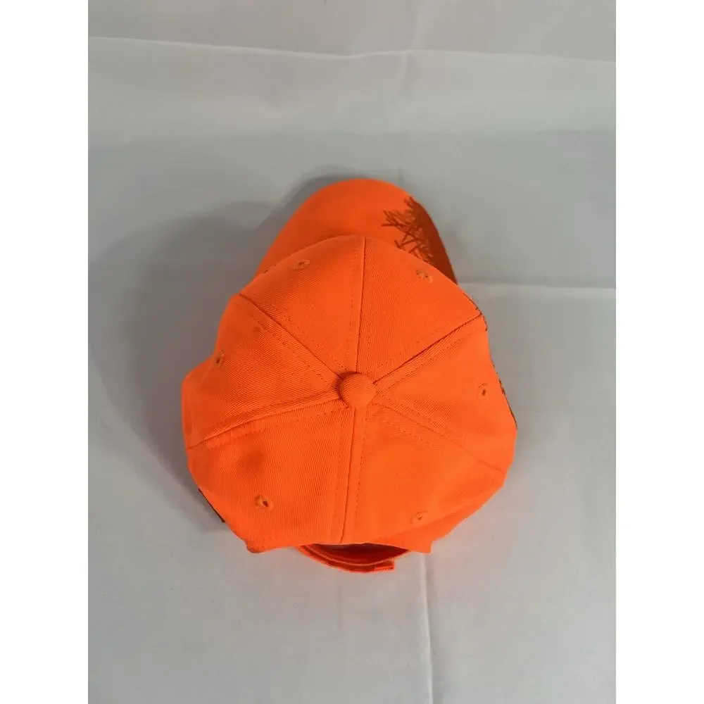 DRI DUCK Wildlife Series Hat Blaze Orange Deer Embroidered Strapback Adjustable